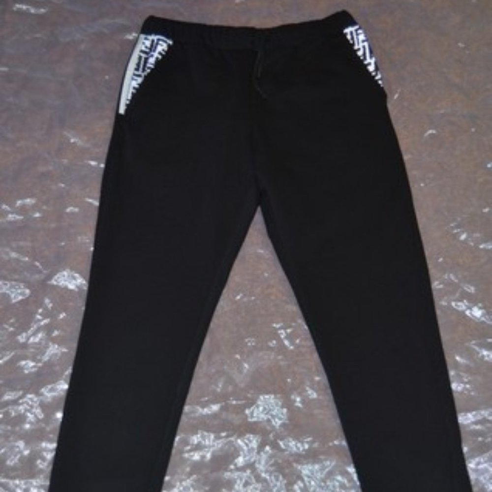 Fendi Mens Black Jersey Pants